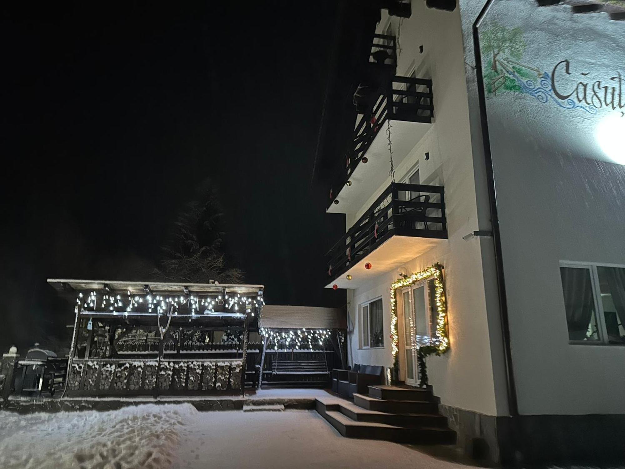 Casuta De Langa Izvor Hotell Moeciu De Sus Exteriör bild